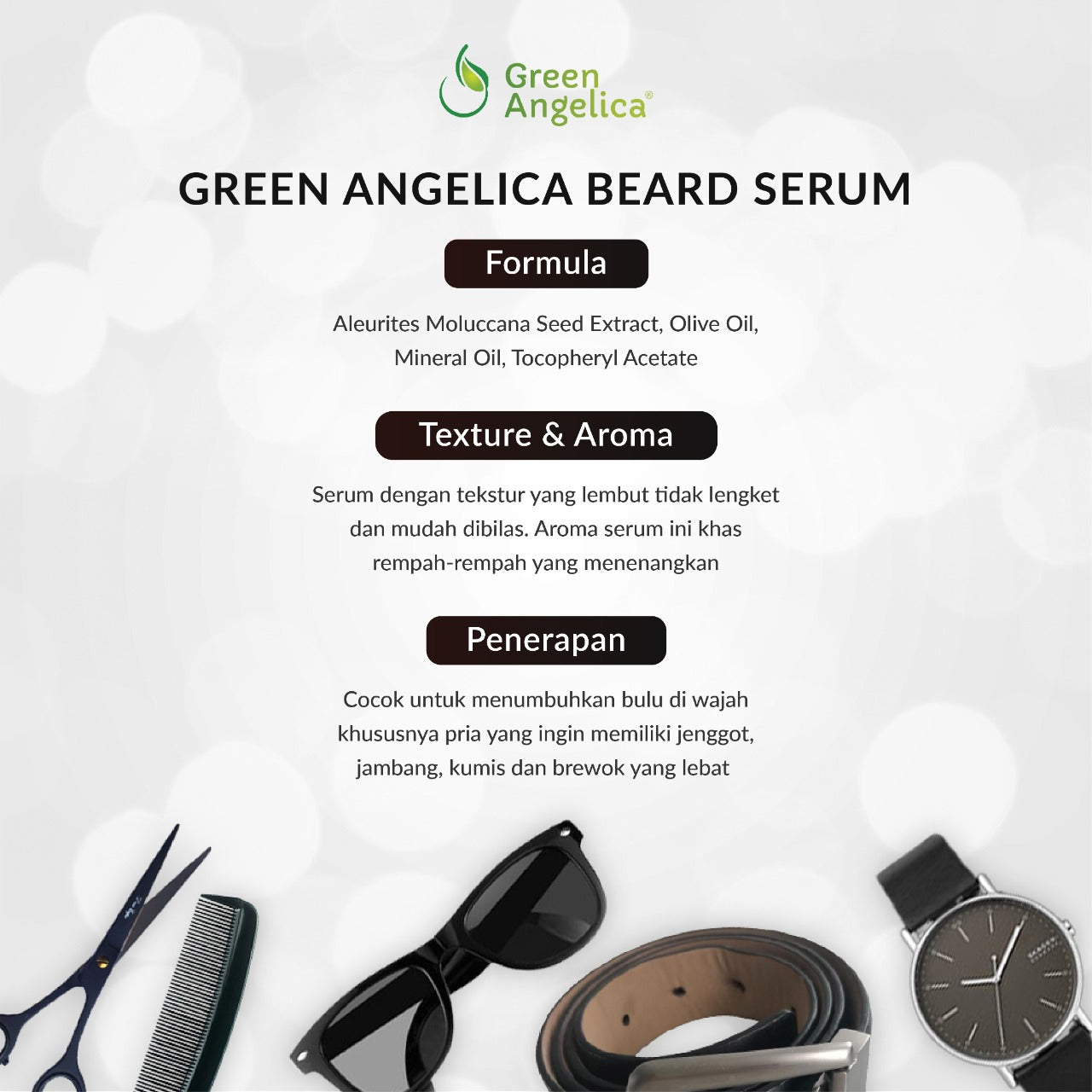 Glowpedia Green Angelica Beard Serum | 50 ml