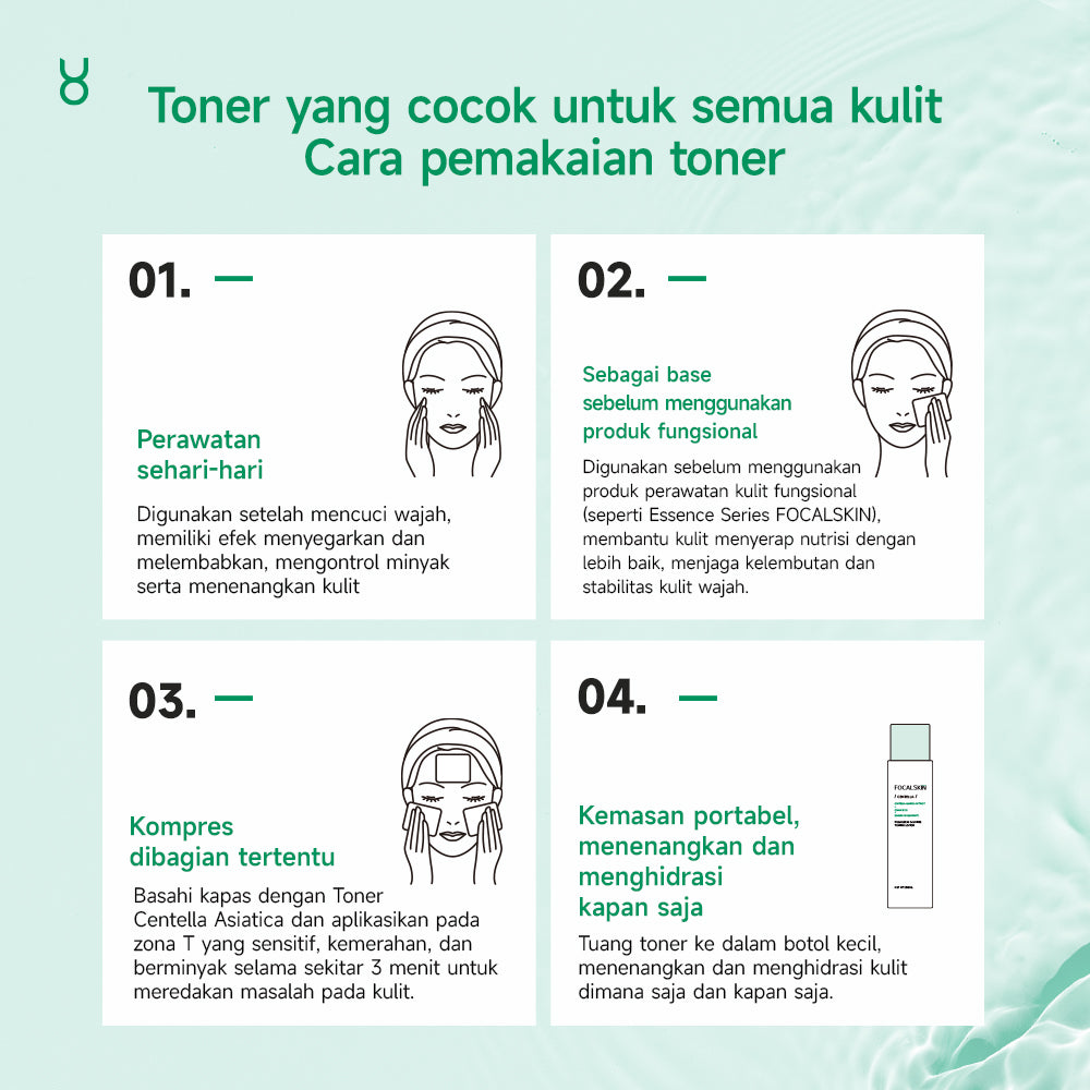 Focalskin Calming Toning Lotion Centella | 200 ml