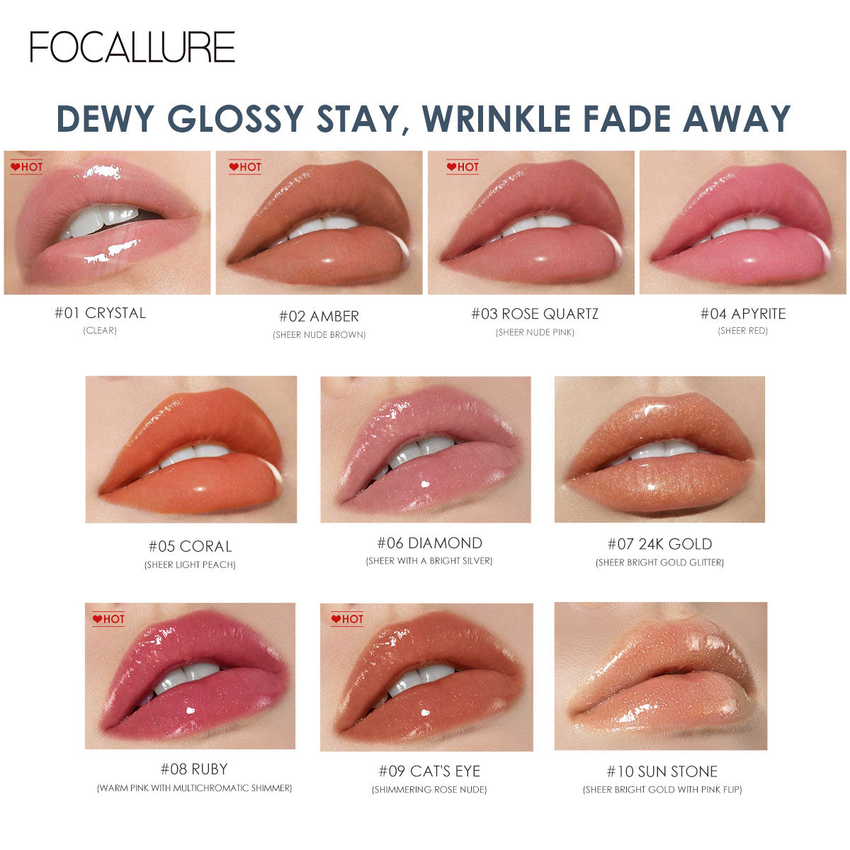 Focallure Plump High Shine Lip Glow FA153 #09