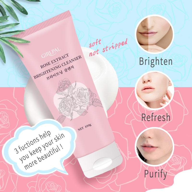 Girlpal Rose Extract Brightening Cleanser | 100 g