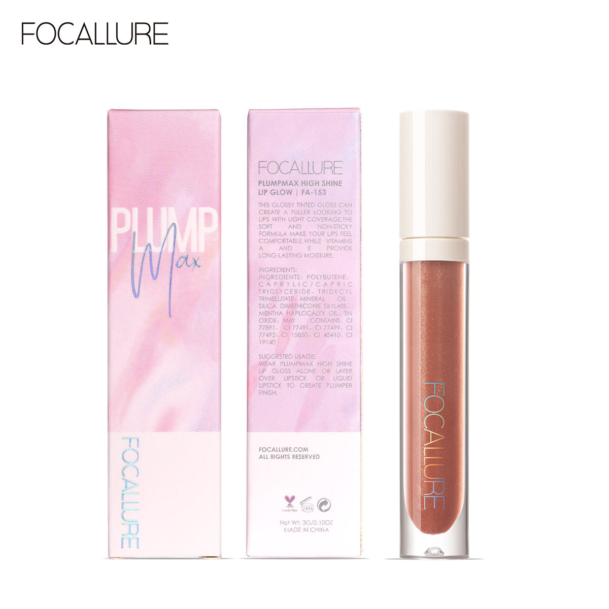 Focallure Plump High Shine Lip Glow FA153 - #02