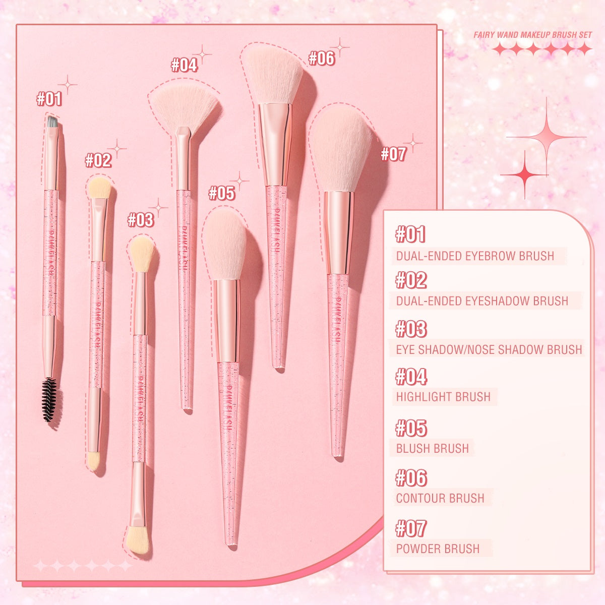 PINKFLASH PF-T04#04 SCALLOPED HIGHLIGHT BRUSH