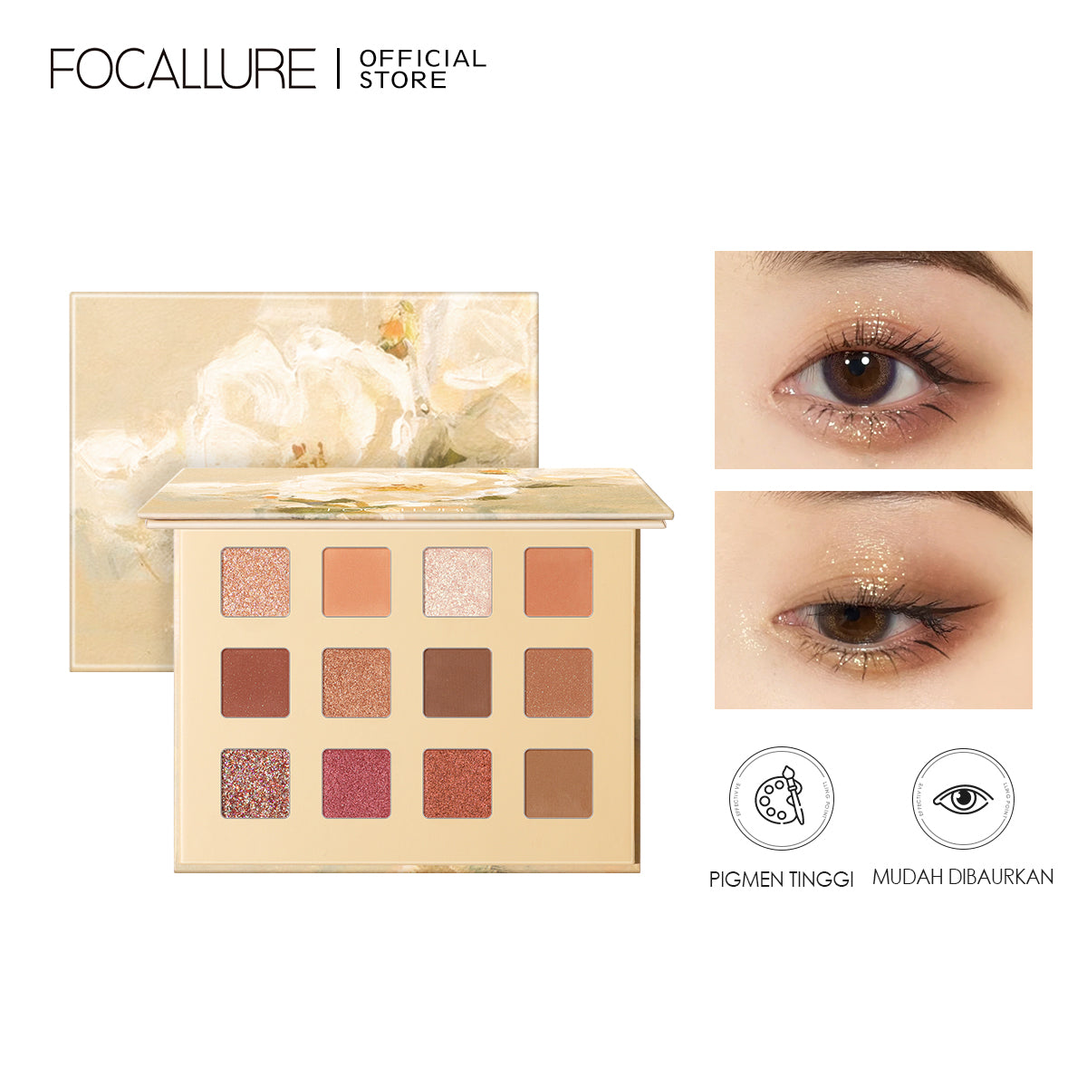 Focallure 12 Pan Eyeshadow Palette FA321 #1