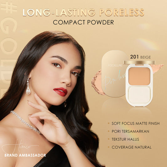 Focallure Lasting Poreless Compact Powder FA206 - 201