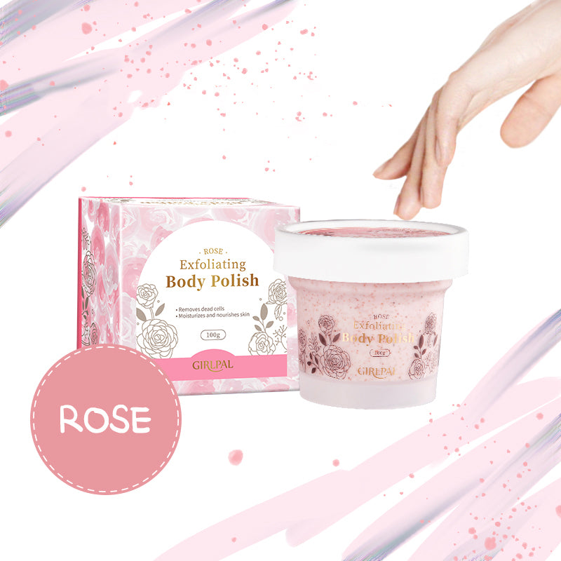 Girlpal Rose Whitening Body Scrub | 100 g