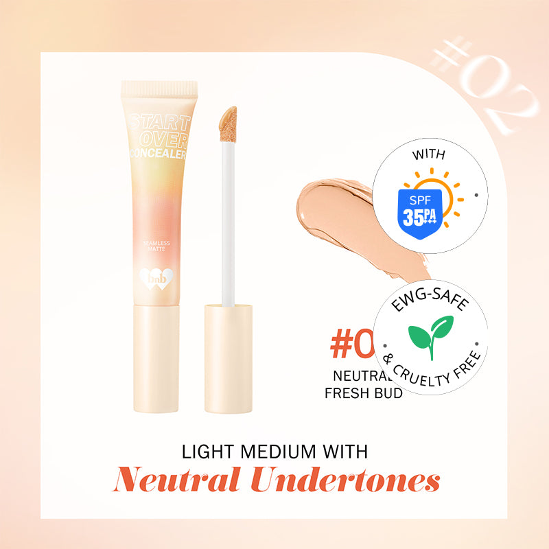 Barenbliss Start-Over Concealer - 02 Neutral Fresh Bud | 8 ml