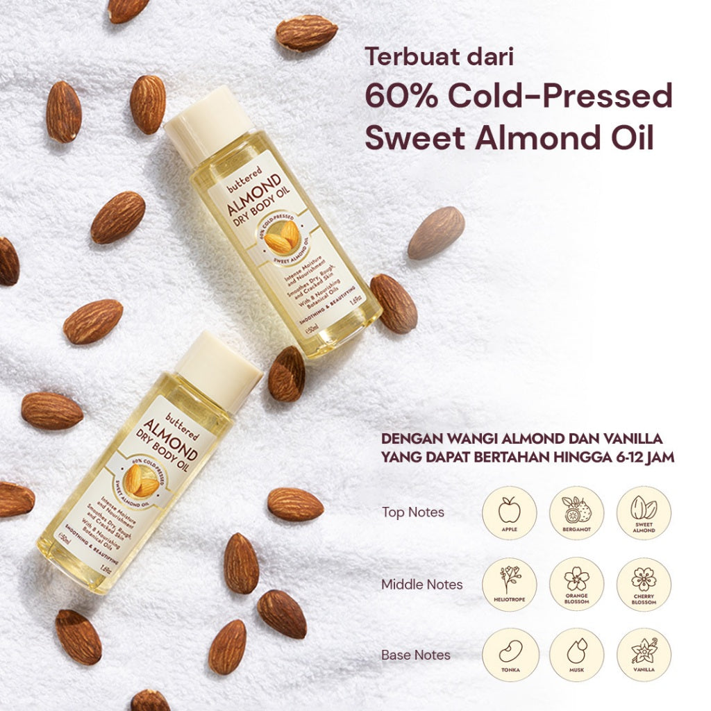 BUTTERED Almond Dry Body Oil 50 ml