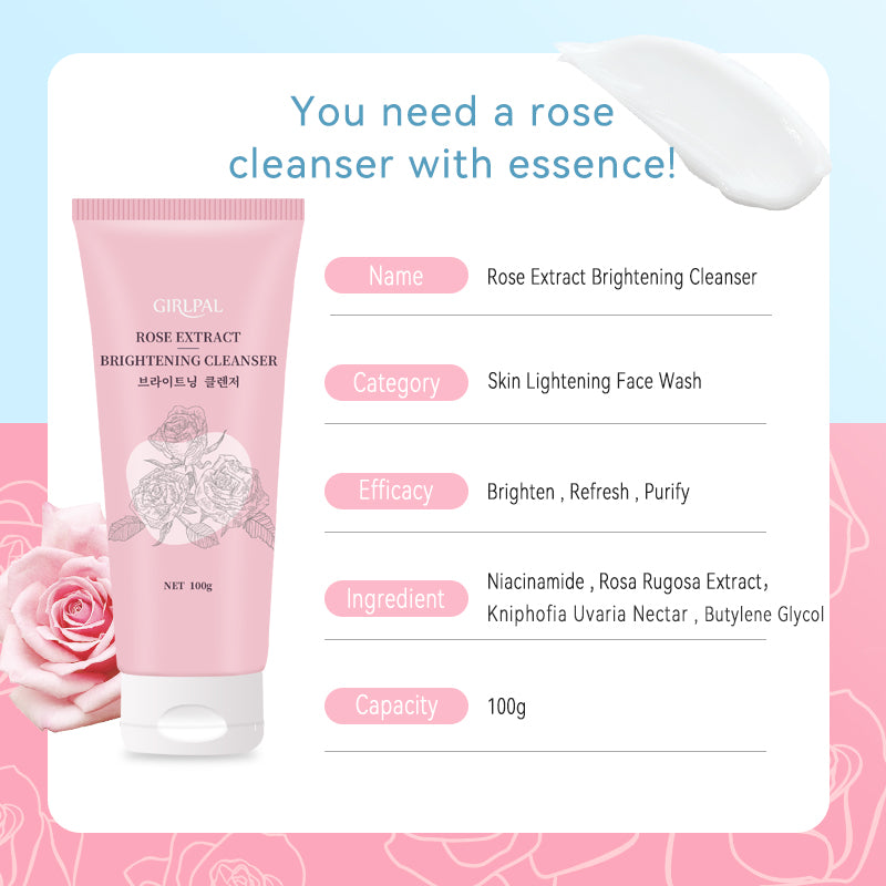 Girlpal Rose Extract Brightening Cleanser | 100 g