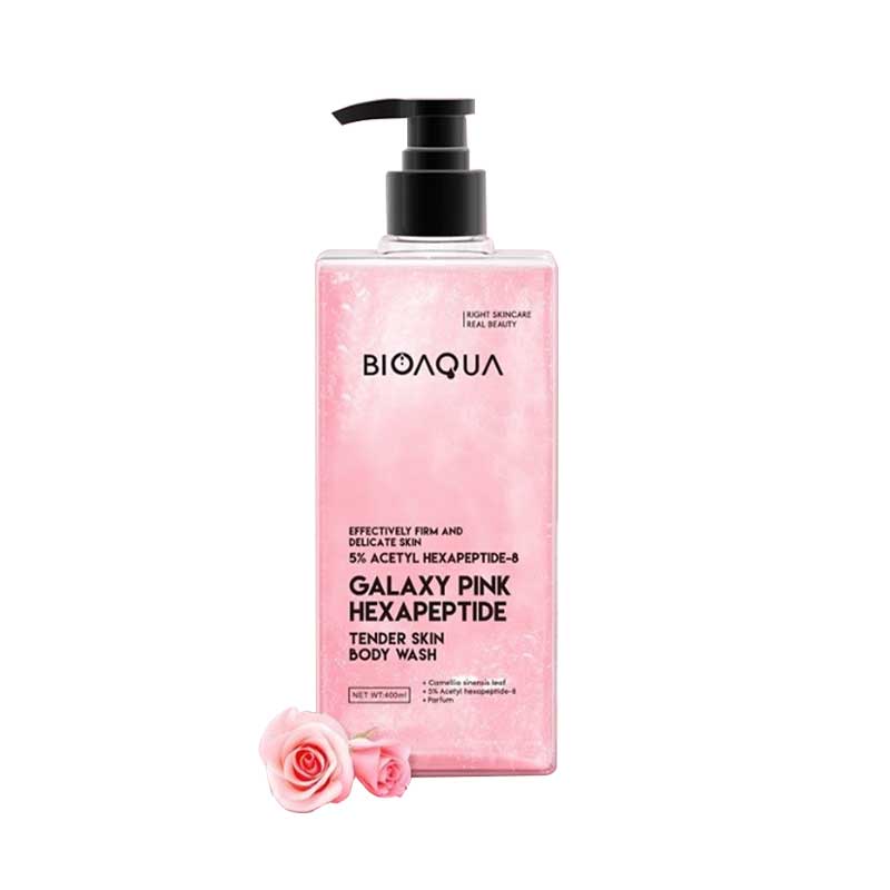 BIOAQUA Galaxy Pink Hexapeptide Tender Skin Body Wash(2.0N) 400ml