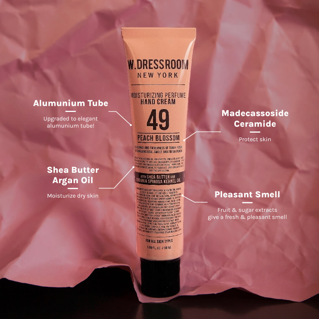 WDressroom Hand Cream No. 49 Peach Blossom - Perfumed Lotion | 50 ml