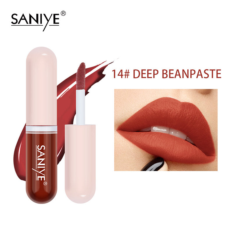 SANIYE Long Lasting Capsule Lip Matte Gloss L1135 14#