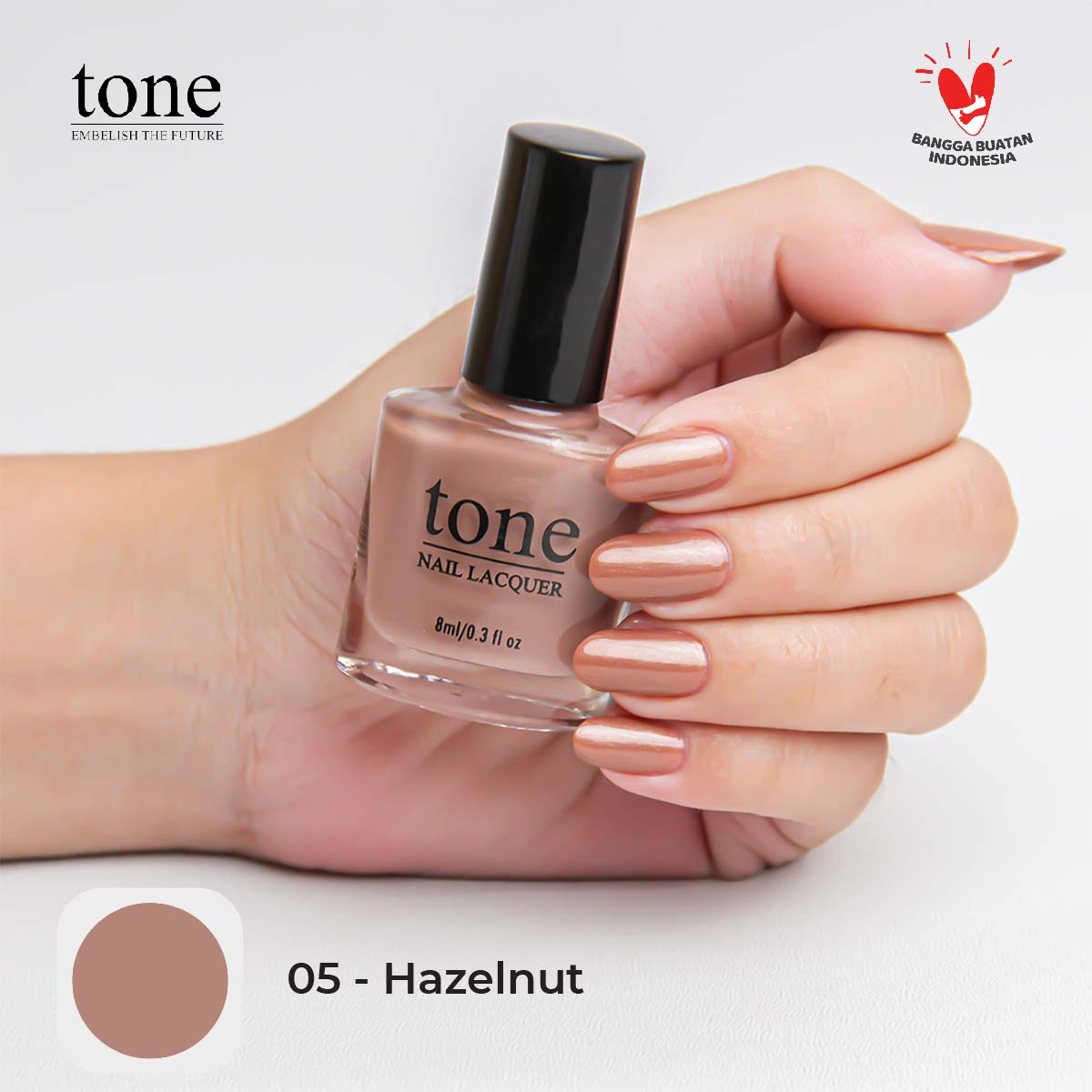 Tone Nail Polish Glossy Nude Series 5 | 8 ml