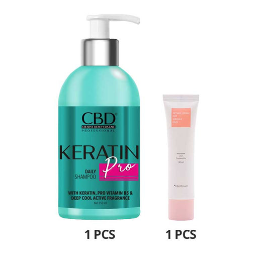 COMBO 1+1 CBD Keratin Pro Daily Shampoo | 250ml Free Bellflower