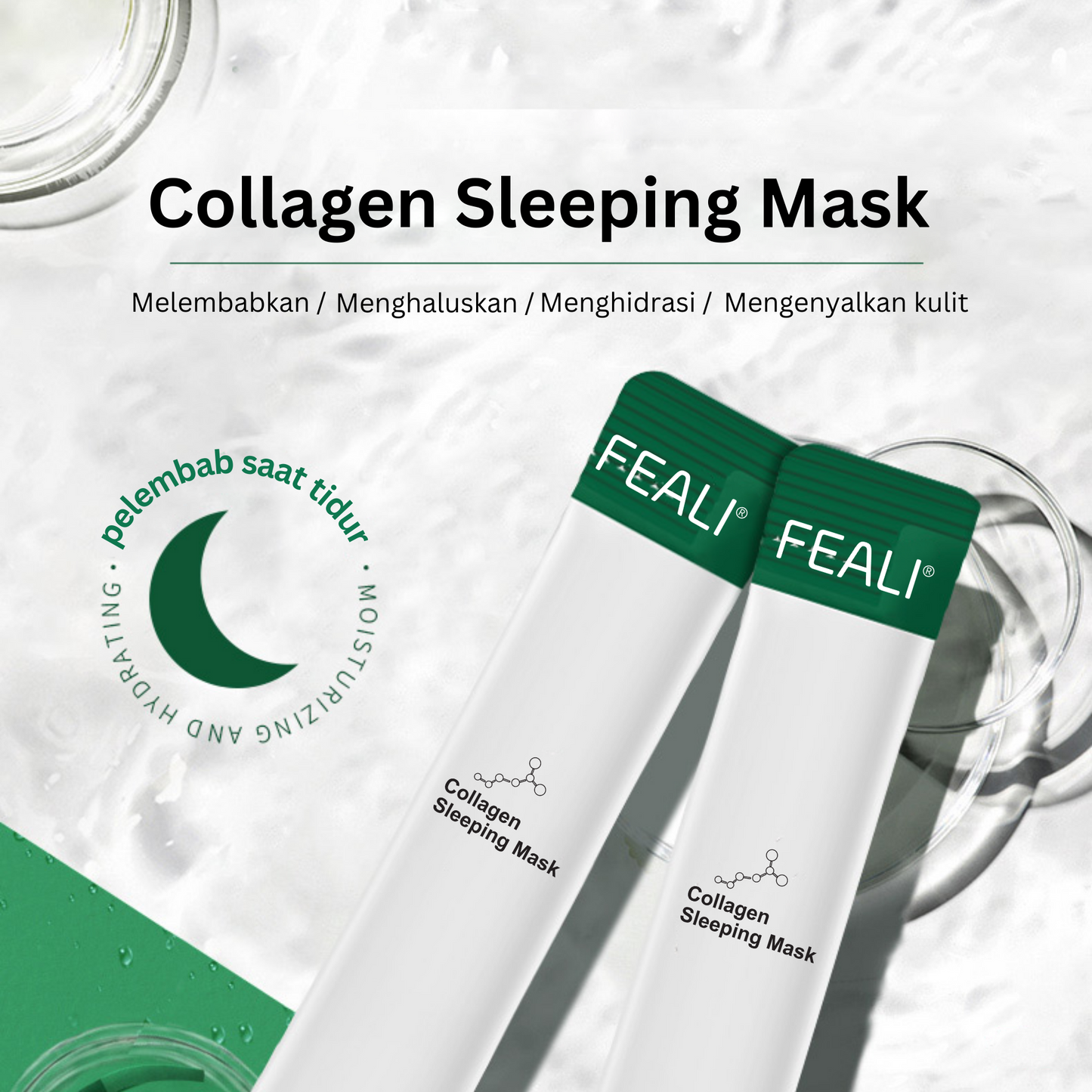 Feali Collagen Sleeping Mask (1 box) | 40ml