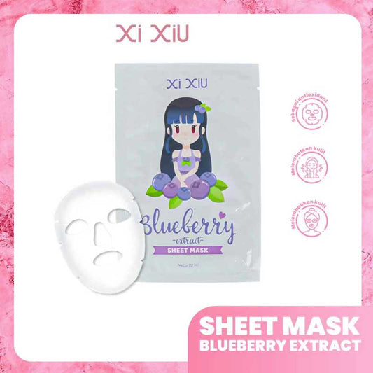 Xi Xiu Sheet Mask With Bluberry Extract | 22 ml