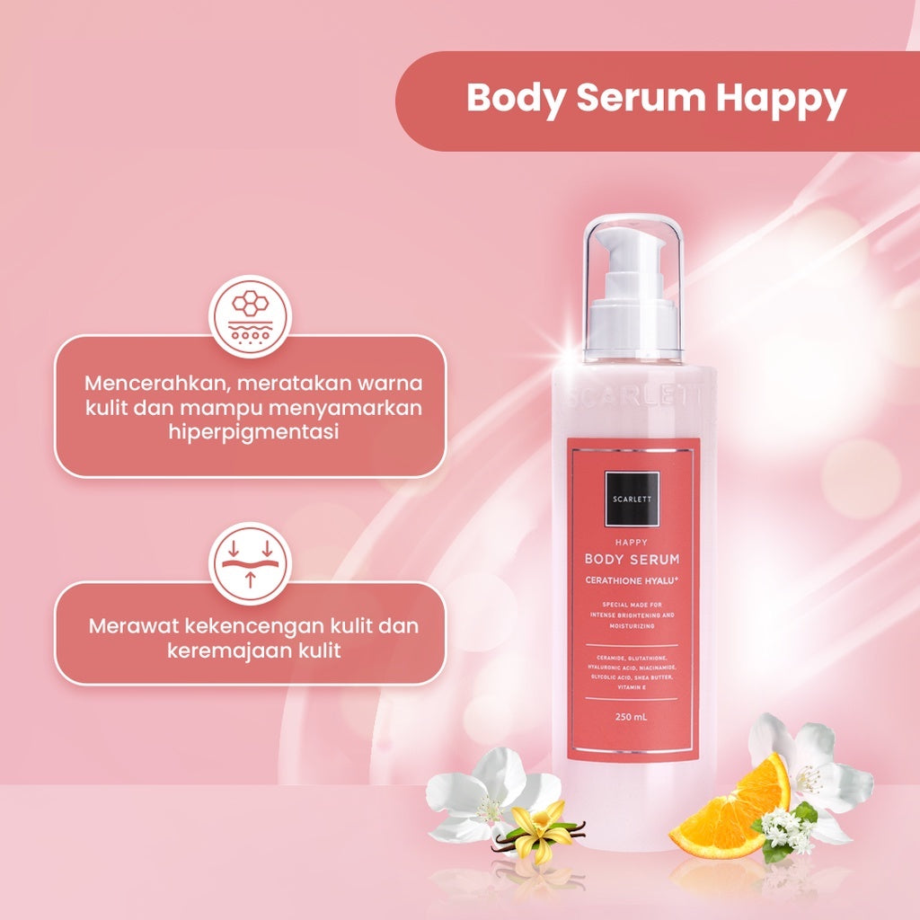 Scarlett Whitening Body Serum Happy | 250 ml