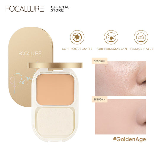 Focallure Lasting Poreless Compact Powder FA206 #202