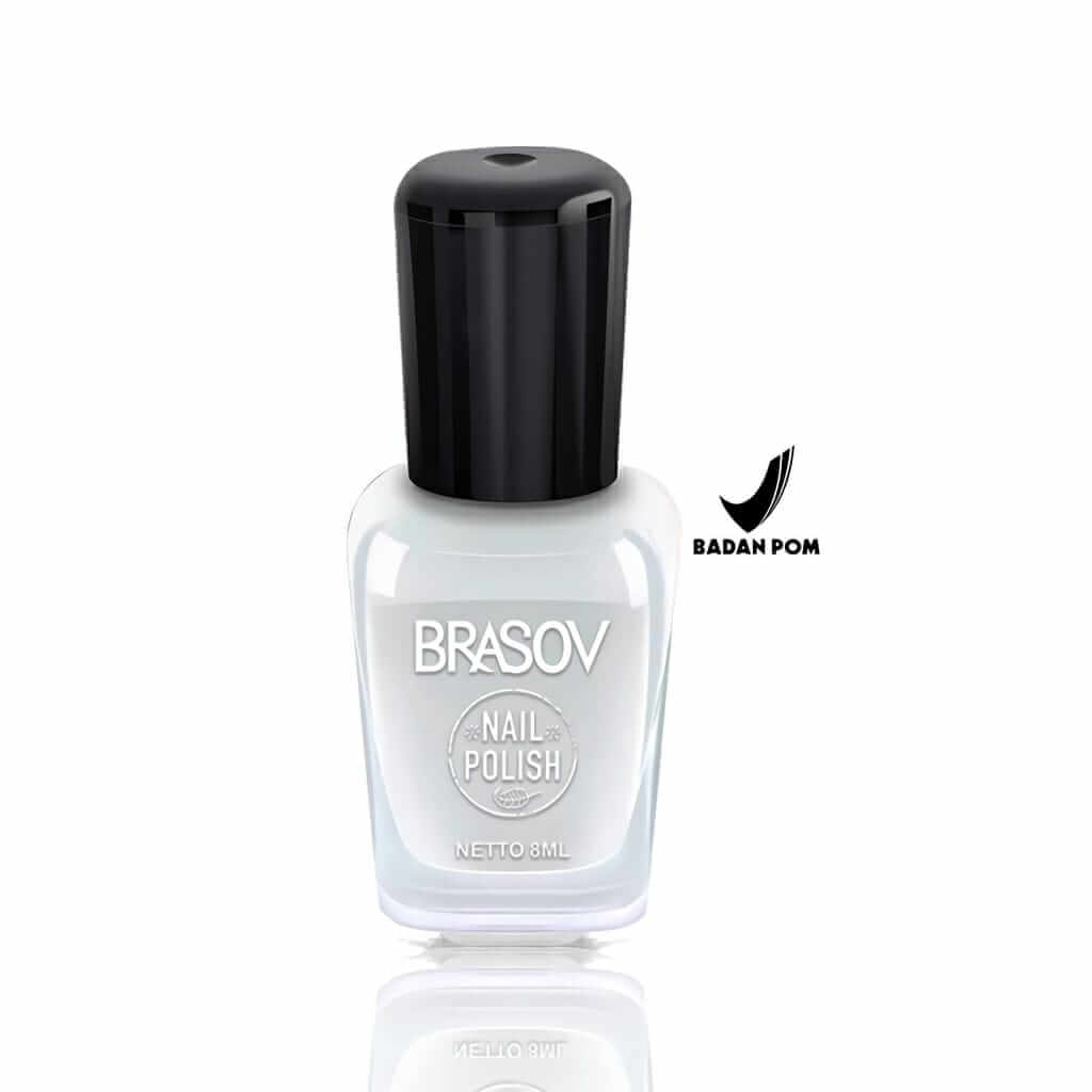 Brasov Nail Polish Single Colours : # 01 (White), # 37 (Red), # 64 (Maroon), # 65 (Clear), # 104 (Black), # 109 (Pink)