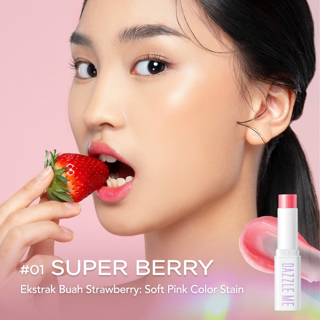 Dazzle Me Fruit Justice Lip Balm 01 Super Berry