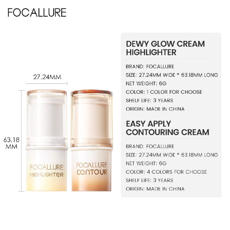 FOCALLURE DEWY GLOW CREAM HIGHLIGHTER HG01