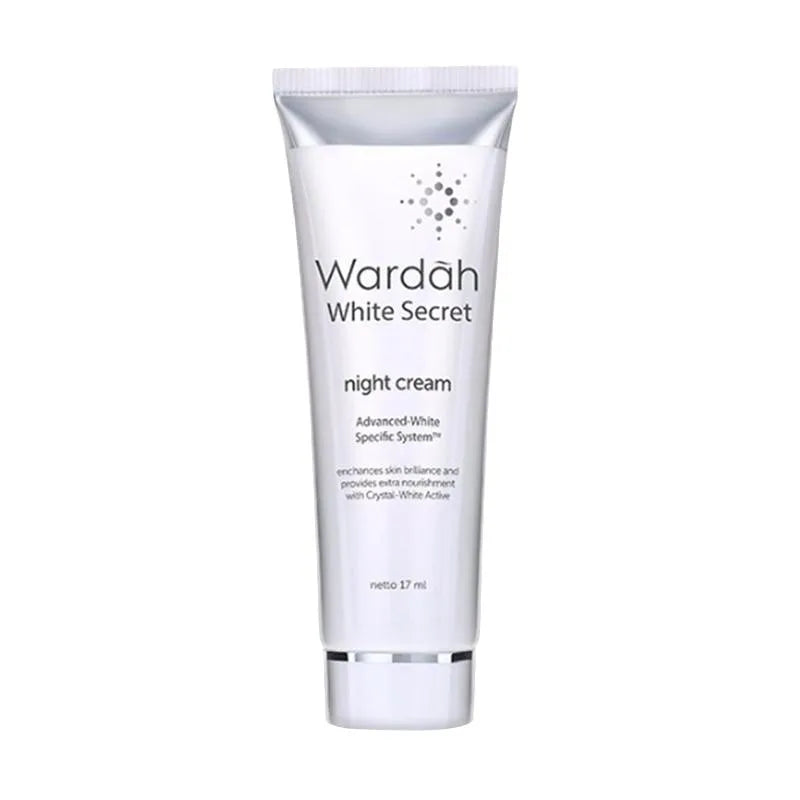 [Free Gift - Not For Sale] Wardah White Secret Night Cream | 17 ml