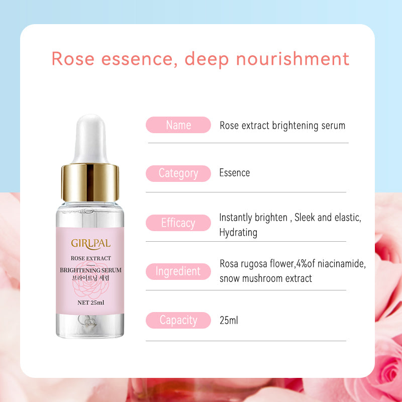 Girlpal Serum Niacinamide 4% Rose Brightening Essence | 25 ml