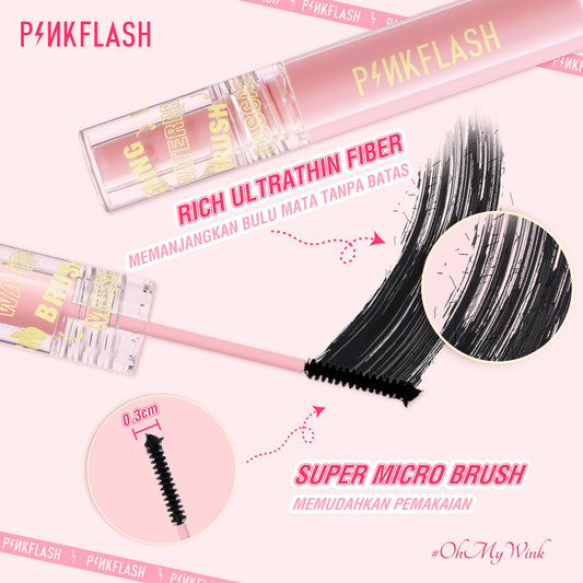 Pinkflash Lengthening Waterproof Micro Brush Mascara PF-E10