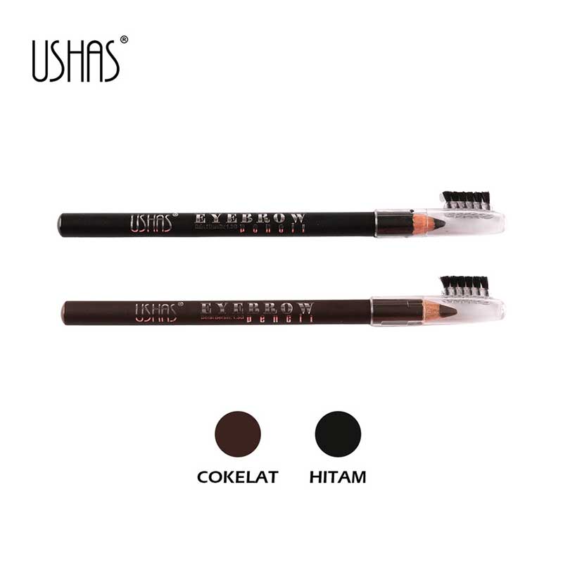 Ushas EB111E Eyebrow Pencil Black | 1.3gr