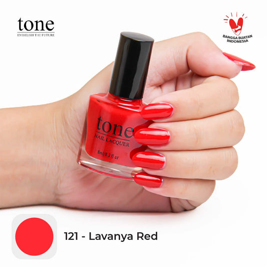 Tone Nail Polish Glossy Red Series 121 | 8 ml