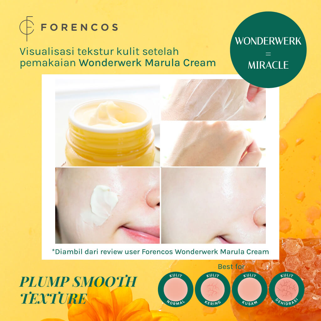 Forencos Wonderwerk Marula Cream - Melembabkan Dan Menutrisi Kulit