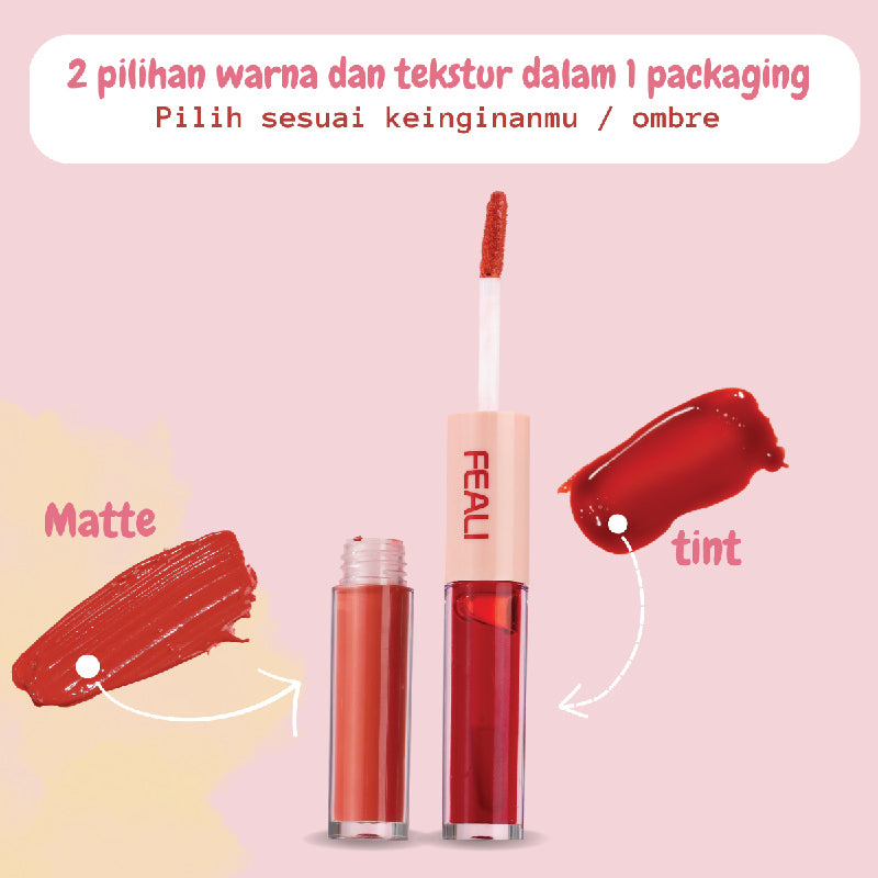 Feali Lipstick 2in1 - X01 | 3.5ml