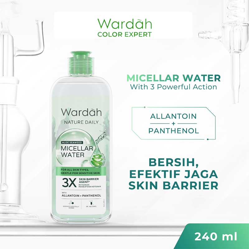 WARDAH Nature Daily Aloe Seaweed Micellar Water | 240 ml