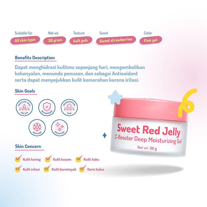 This is Your - Sweet Red Jelly - C-Booster Deep Moisturaizing Gel 30gr