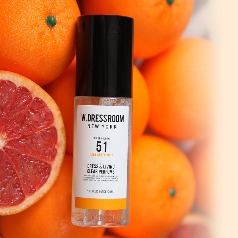 [Combo] W Dressroom Dress & Living Clear Perfume No. 51 Juicy Grapefruit (70 ml) + Ingrid UV Stick Sunscreen + [Free] Pouch