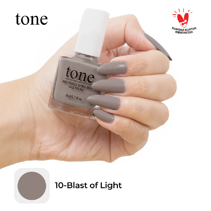 TONE Breathable and Peelable Nail Polish Neutral Palette Series 10