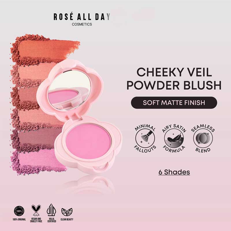 ROSE ALL DAY Cheeky Veil Powder Blush - Nice to Cheek You | 4 gr