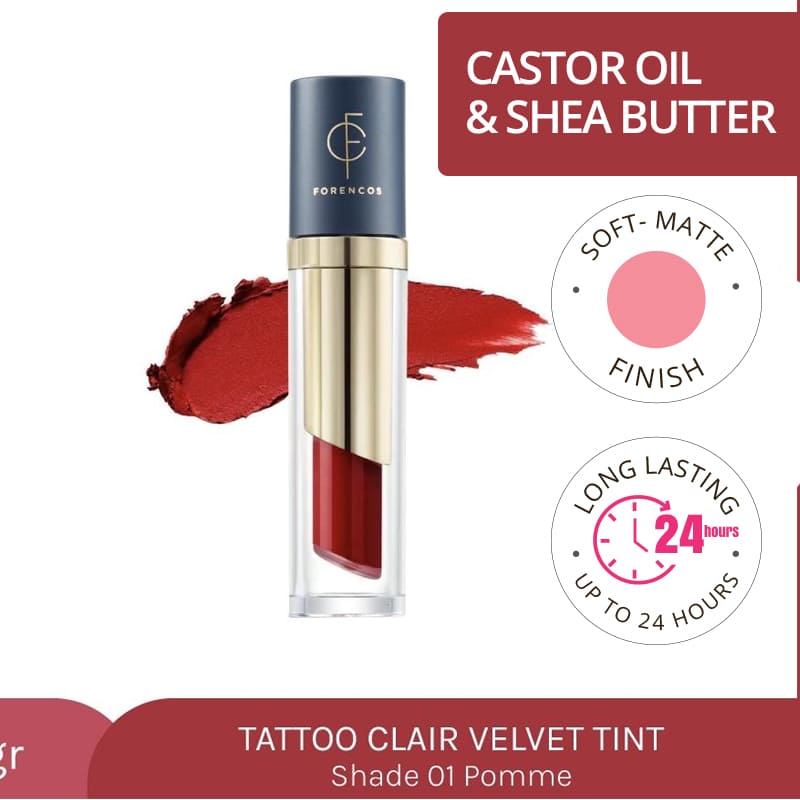 Forencos Tattoo Clair Velvet Tint - 01 Pomme