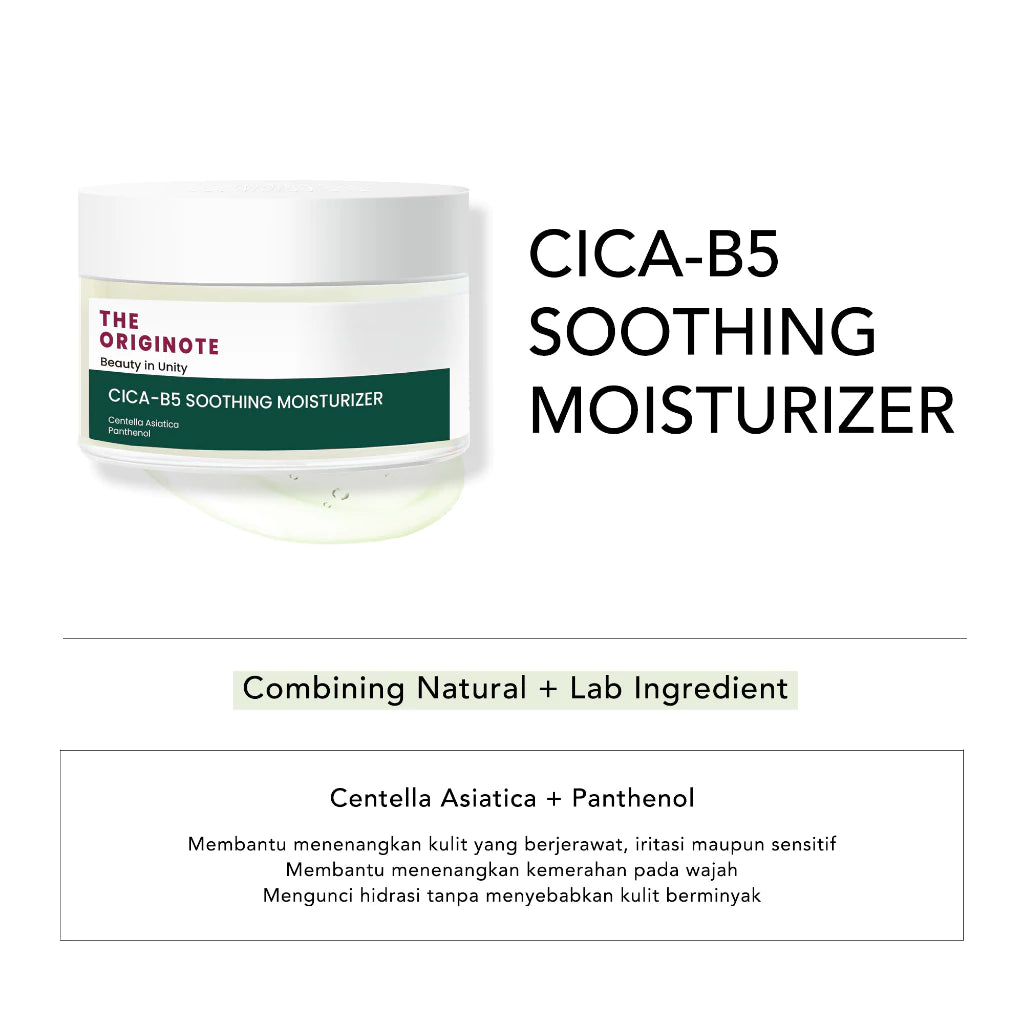 The Originote Cica-B5 Soothing Moisturizer | 50ml