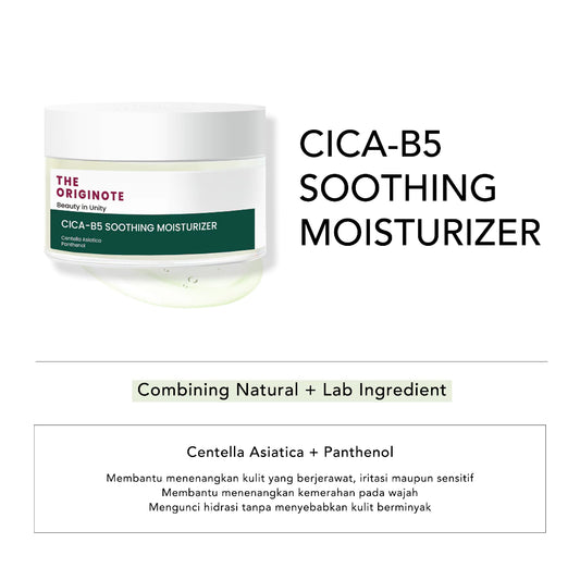 The Originote Cica-B5 Soothing Moisturizer | 50ml