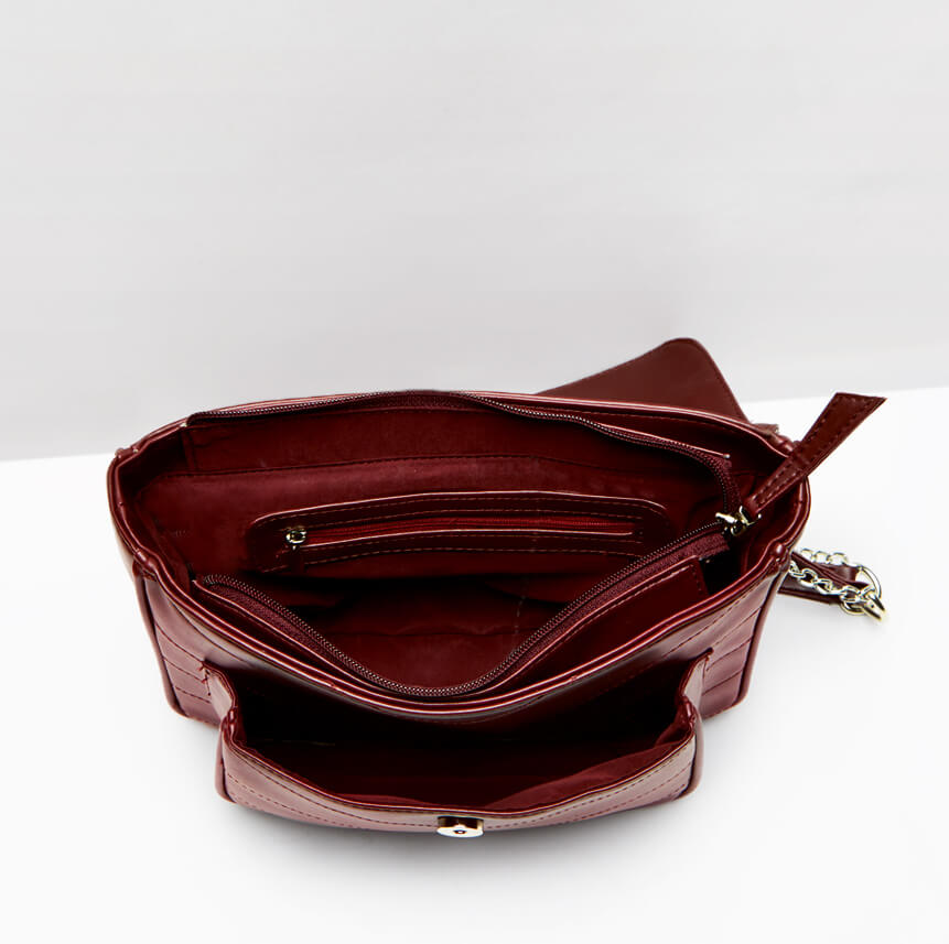 Sophie Martin Almanda Burgundy Bag