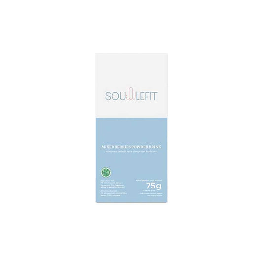 Soullefit Fiber Drink Travel Pack | Fiber & Probiotics Drink | 1 Box Isi 5 Sachet 75gr