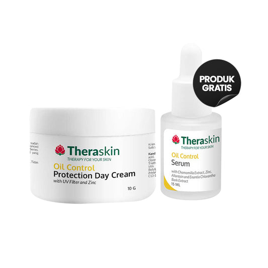 COMBO 1+1 Theraskin Oil Control Protection Day Cream | 10 g [FREE GIFT] Theraskin Oil Control Serum | 5ml