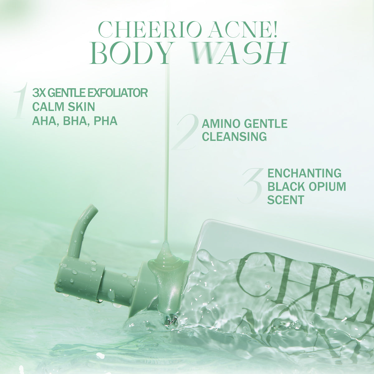 BARENBLISS Cheerio Acne! Black Opium Calming Body Wash