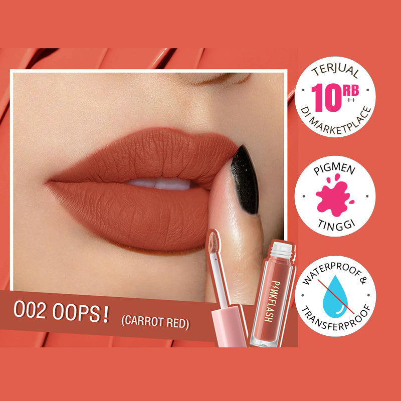 Pinkflash L01 Lasting Matte Lipcream - O02