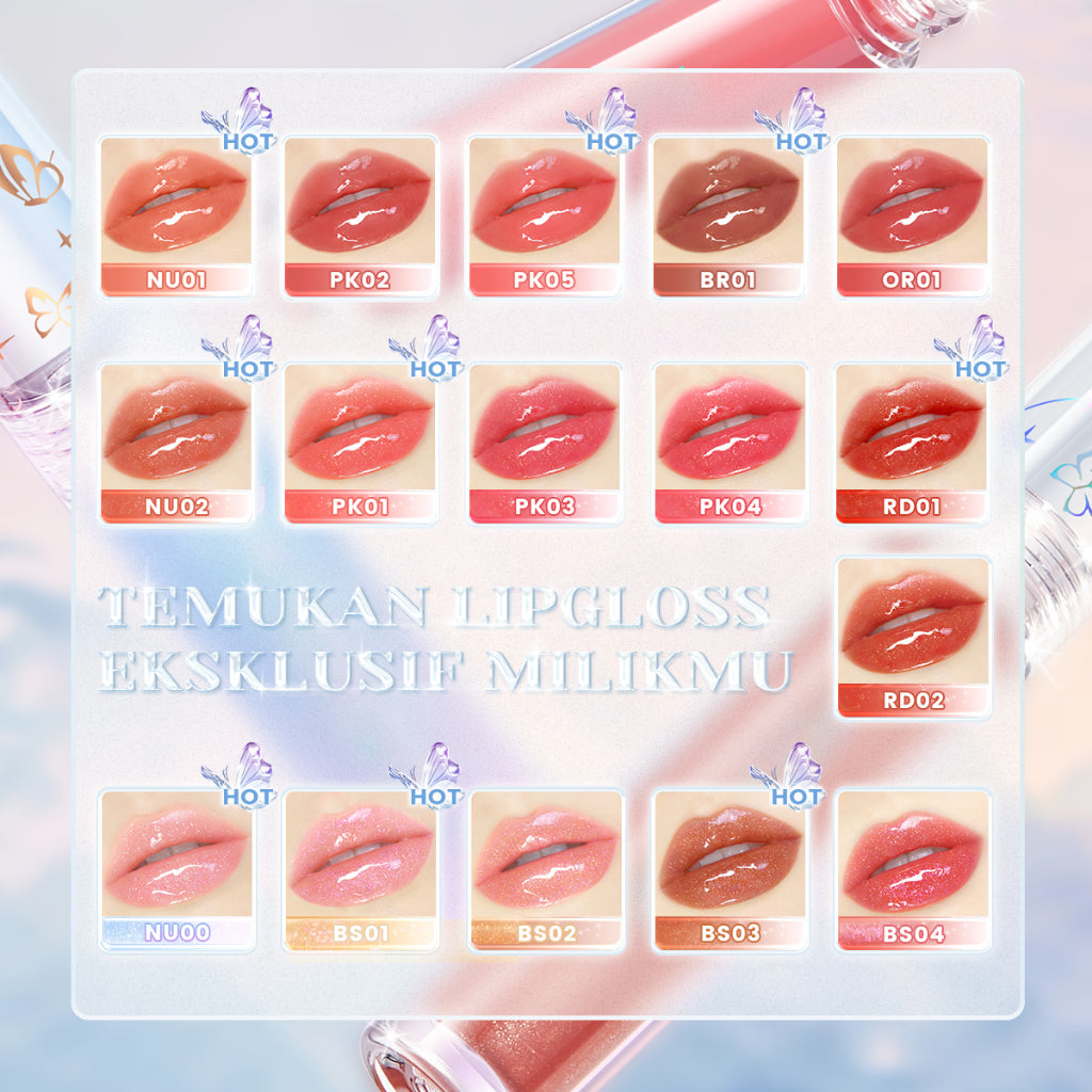 FOCALLURE WATERY GLOW LIPGLOSS PK04