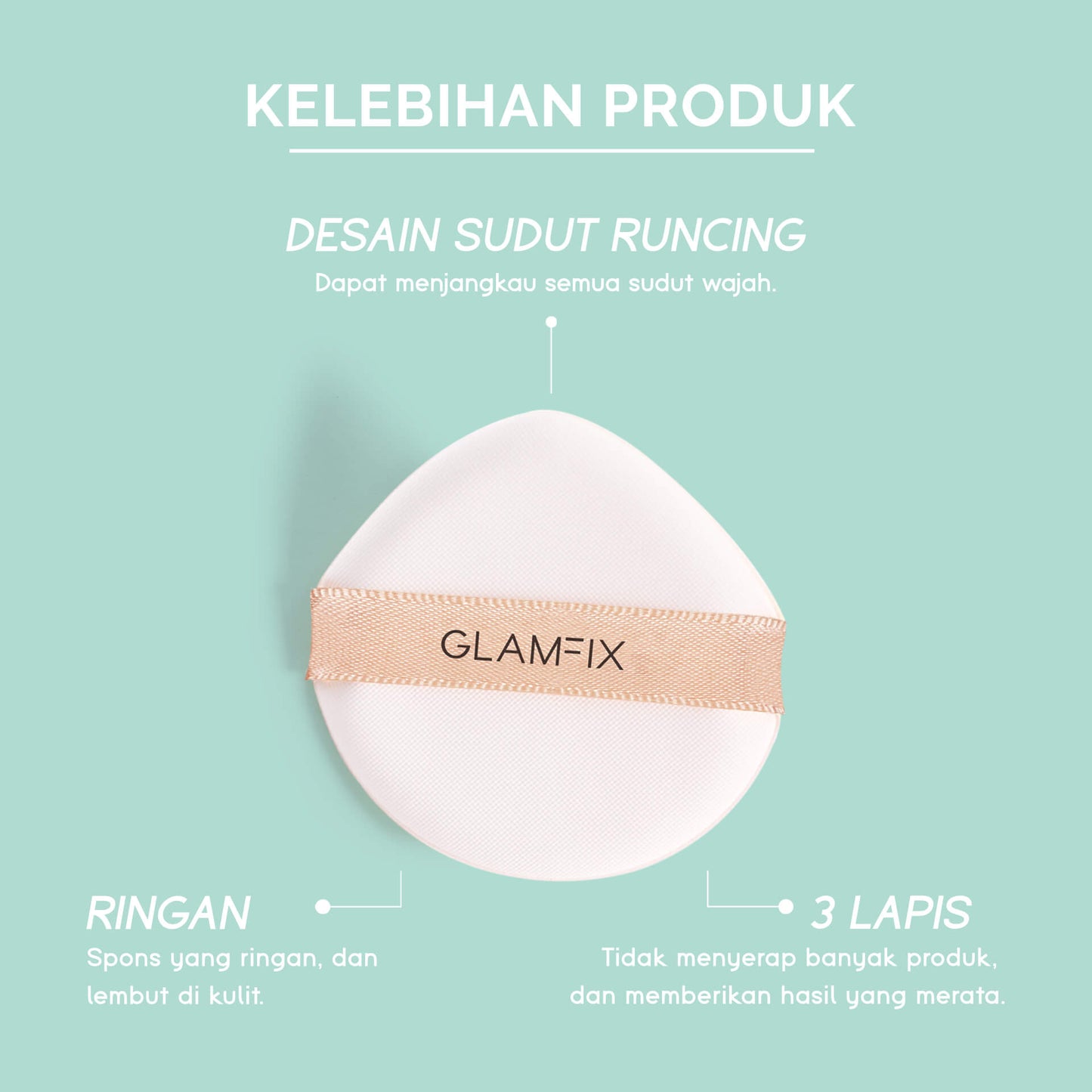 Glamfix Professional Aircushion Puff