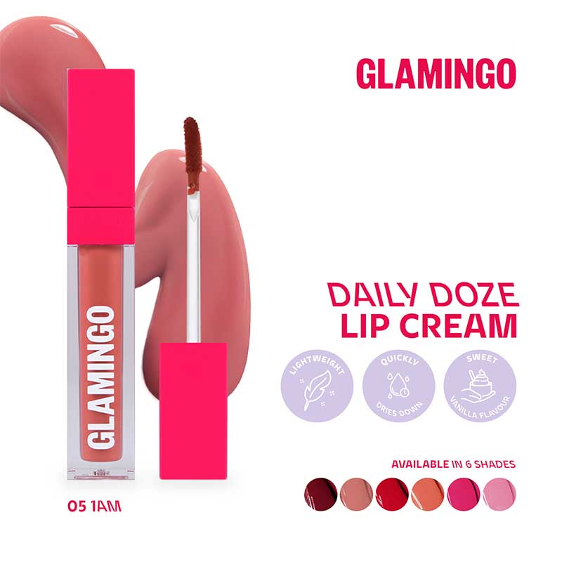 Glamingo Lip Cream Daily Dose 05 1 AM