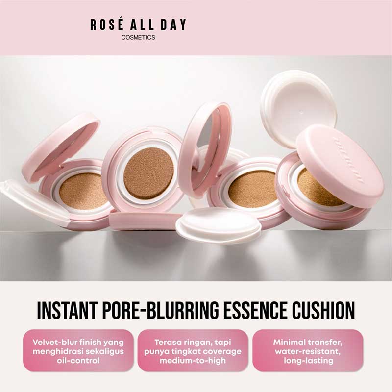 ROSE ALL DAY The Realest Lightweight Essence Cushion - Light