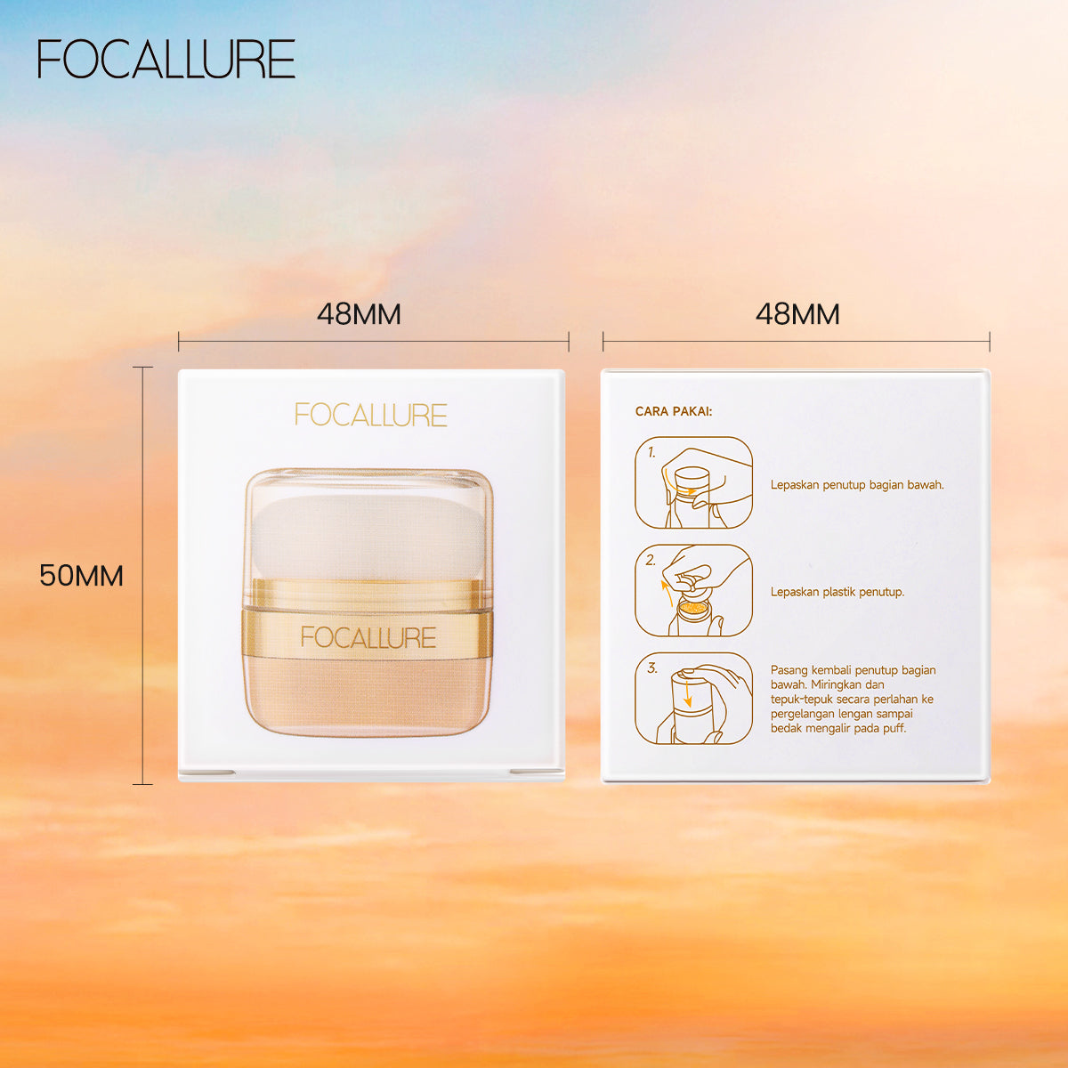 FOCALLURE INSTANT RETOUCH SETTING POWDER FA259-01