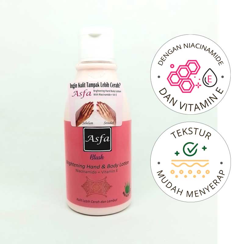 Asfa by Tokyo Night Brightening Body Lotion (Blush) Peach Mini | 130 ml